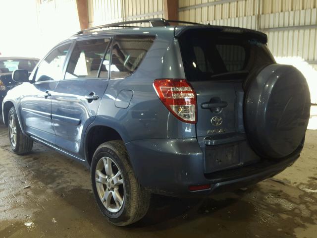 2T3ZF4DVXBW054990 - 2011 TOYOTA RAV4 BLUE photo 3