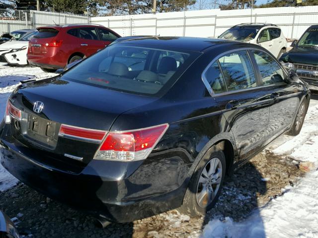 1HGCP2F62BA105489 - 2011 HONDA ACCORD SE BLACK photo 4