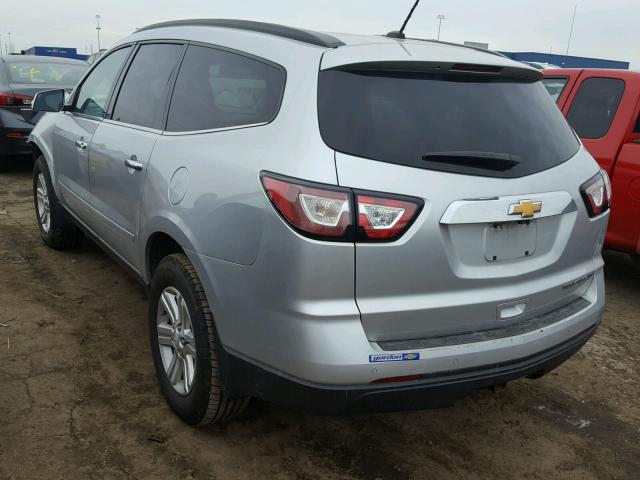 1GNKRGKD4EJ181829 - 2014 CHEVROLET TRAVERSE L SILVER photo 3