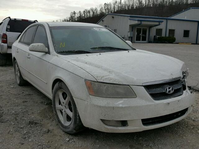 5NPEU46FX6H127038 - 2006 HYUNDAI SONATA GLS WHITE photo 1