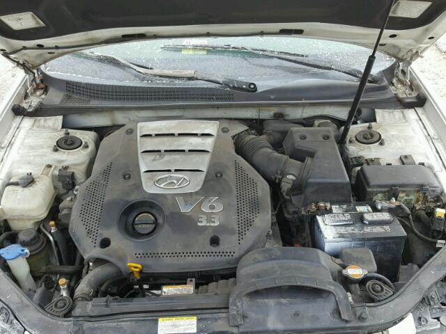 5NPEU46FX6H127038 - 2006 HYUNDAI SONATA GLS WHITE photo 7