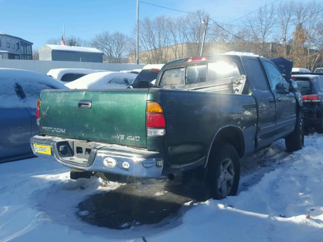 5TBBT44104S455534 - 2004 TOYOTA TUNDRA ACC GREEN photo 4