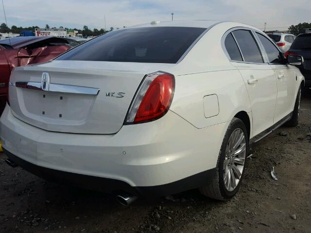 1LNHL9DR5CG800033 - 2012 LINCOLN MKS WHITE photo 4