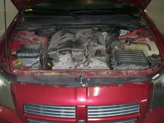 2D4FV47V16H162344 - 2006 DODGE MAGNUM SXT RED photo 7