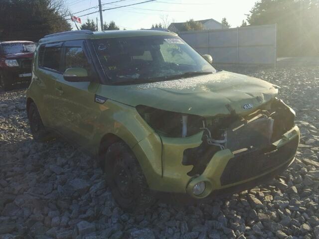 KNDJP3A57F7786312 - 2015 KIA SOUL + GREEN photo 1