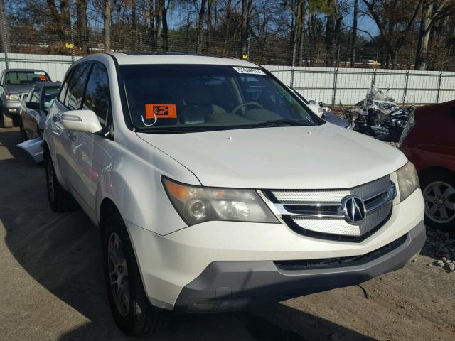 2HNYD28327H516359 - 2007 ACURA MDX TECHNO WHITE photo 1