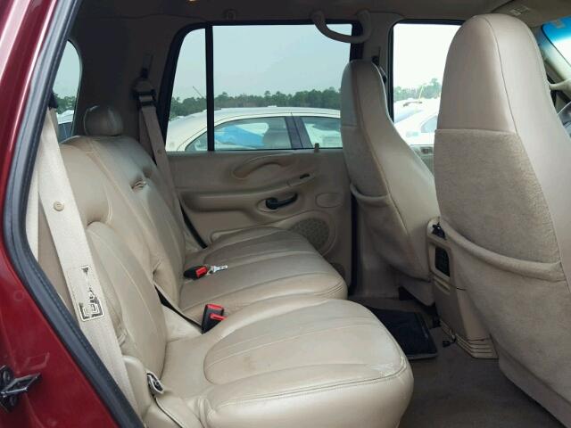 1FMRU17L01LB47951 - 2001 FORD EXPEDITION MAROON photo 6