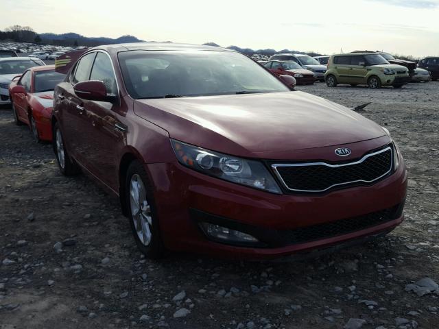 KNAGN4A68B5135367 - 2011 KIA OPTIMA EX RED photo 1