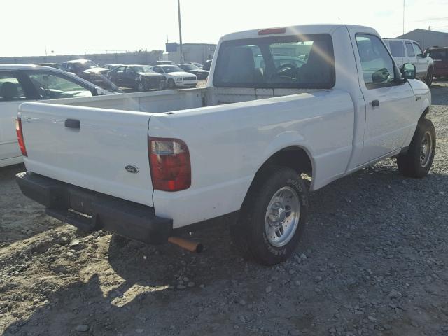 1FTYR10D25PA24896 - 2005 FORD RANGER WHITE photo 4