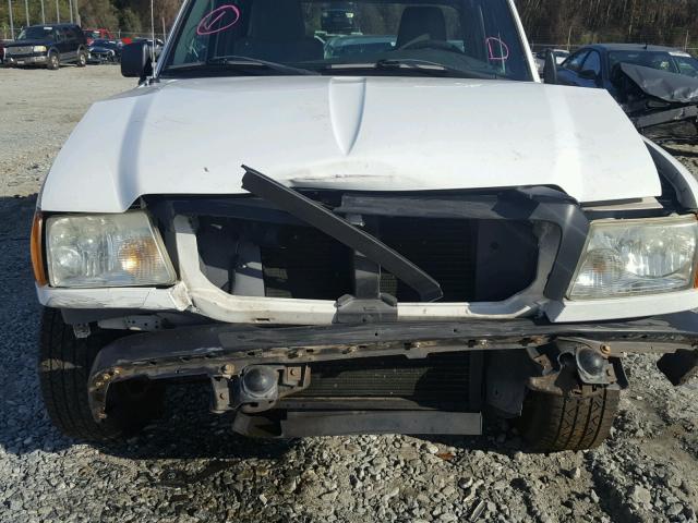 1FTYR10D25PA24896 - 2005 FORD RANGER WHITE photo 9