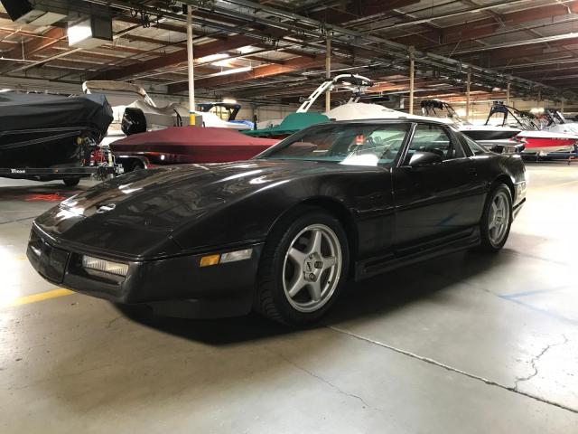 1G1YY2185J5112379 - 1988 CHEVROLET CORVETTE BLACK photo 2