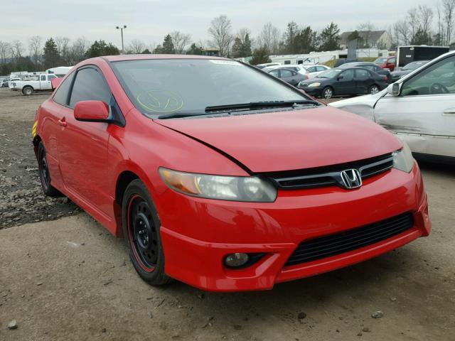 2HGFG11818H505621 - 2008 HONDA CIVIC EX RED photo 1