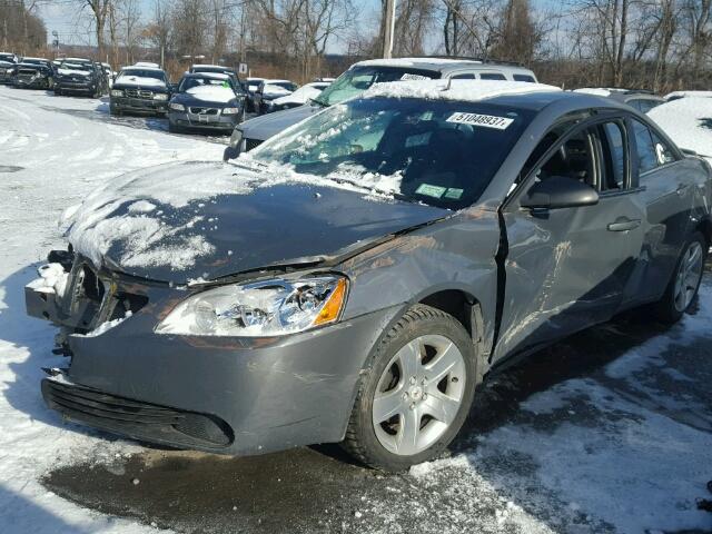 1G2ZG57B284220837 - 2008 PONTIAC G6 BASE GRAY photo 2