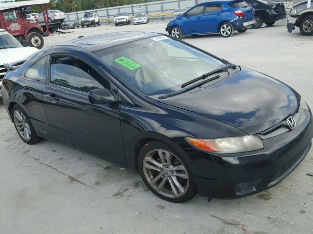 2HGFG21548H705761 - 2008 HONDA CIVIC SI BLACK photo 1