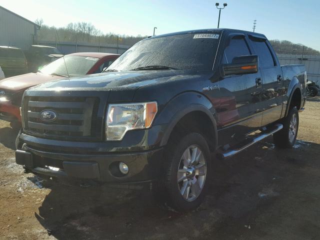 1FTFW1EV5AFA56307 - 2010 FORD F150 SUPER BLACK photo 2