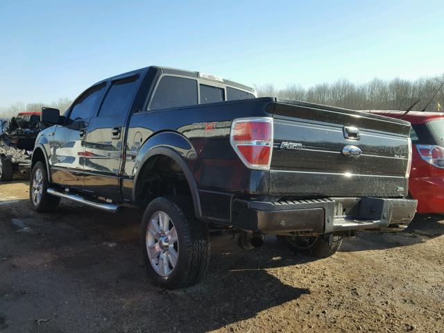 1FTFW1EV5AFA56307 - 2010 FORD F150 SUPER BLACK photo 3