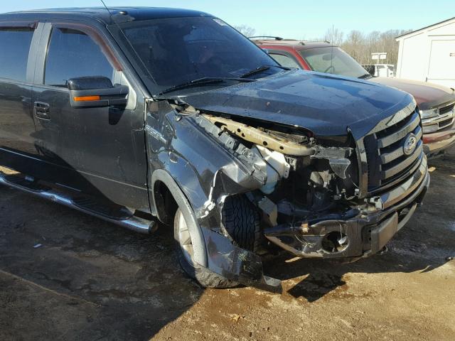 1FTFW1EV5AFA56307 - 2010 FORD F150 SUPER BLACK photo 9