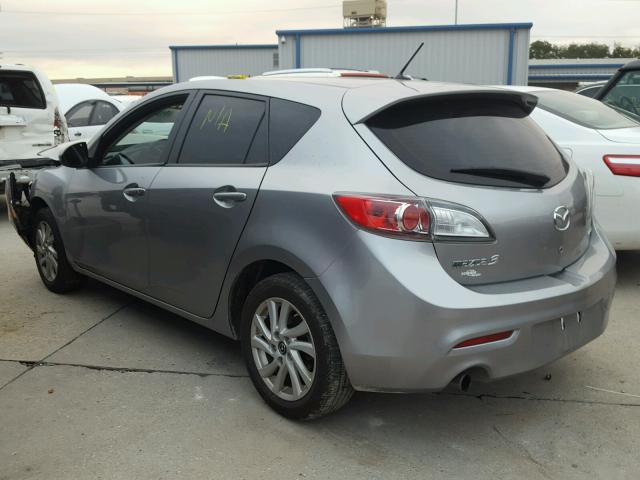 JM1BL1L75D1744479 - 2013 MAZDA 3 I SILVER photo 3