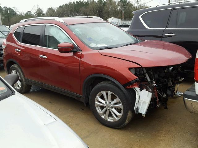 KNMAT2MT7GP645628 - 2016 NISSAN ROGUE S RED photo 1