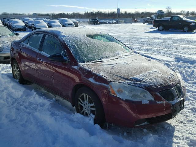 1G2ZG528254113830 - 2005 PONTIAC G6 RED photo 1