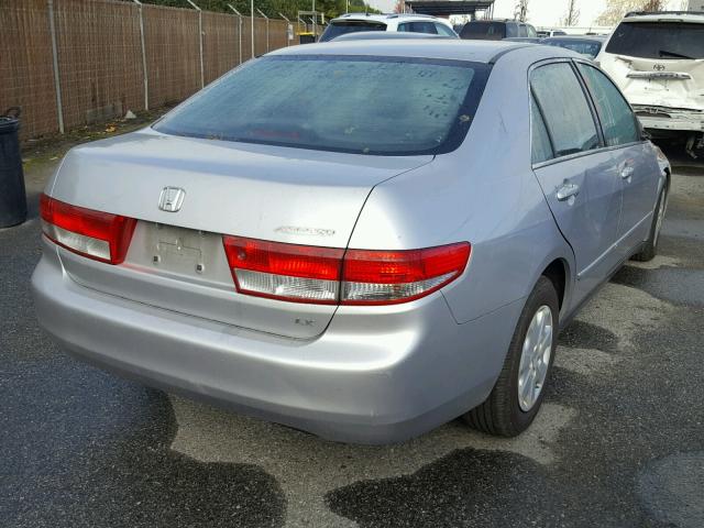 JHMCM56353C029950 - 2003 HONDA ACCORD LX SILVER photo 4