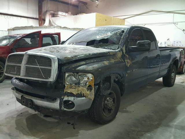 0K1716977664 - 2003 DODGE RAM 2500 S BLUE photo 2