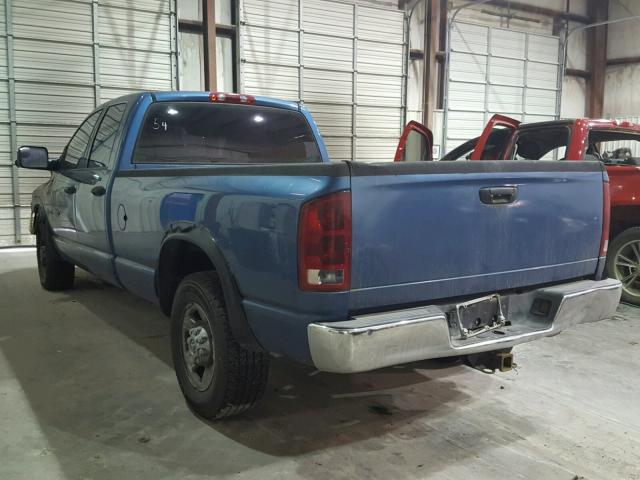 0K1716977664 - 2003 DODGE RAM 2500 S BLUE photo 3