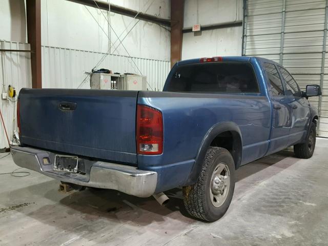 0K1716977664 - 2003 DODGE RAM 2500 S BLUE photo 4