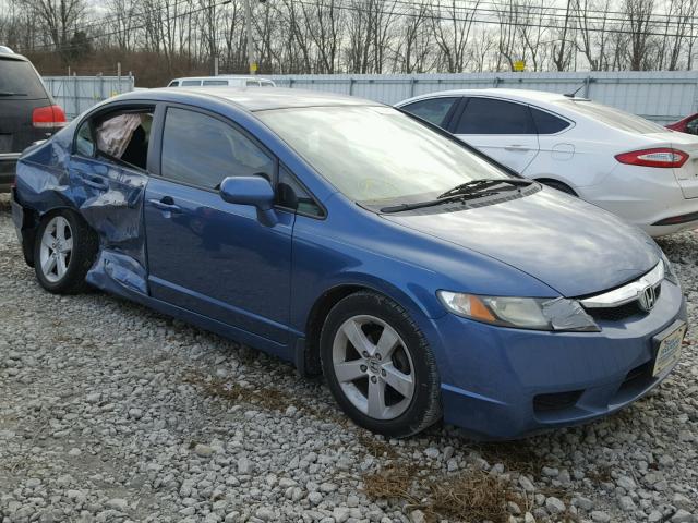 19XFA16669E010965 - 2009 HONDA CIVIC BLUE photo 1