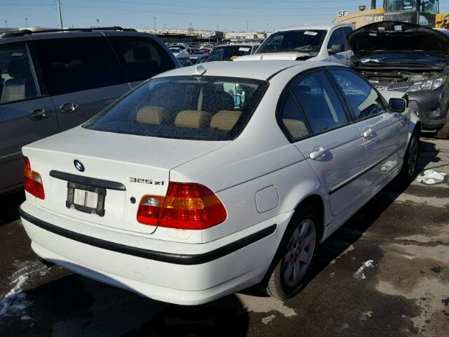 WBAEU334X5PR19364 - 2005 BMW 325 XI WHITE photo 4