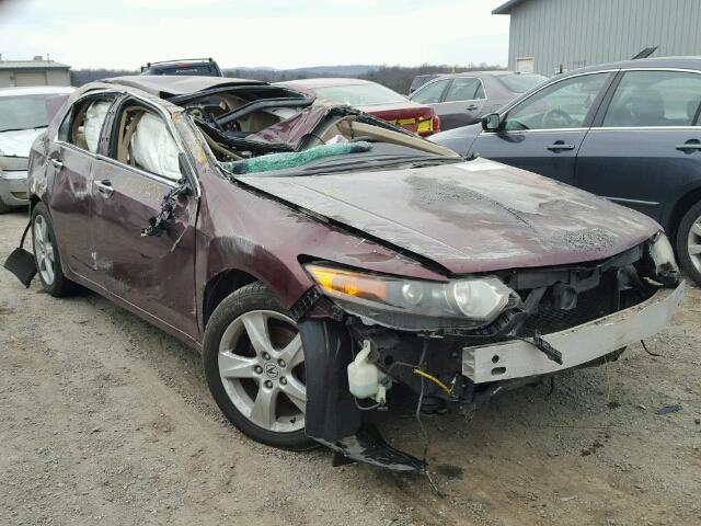 JH4CU2F6XAC021011 - 2010 ACURA TSX BURGUNDY photo 1