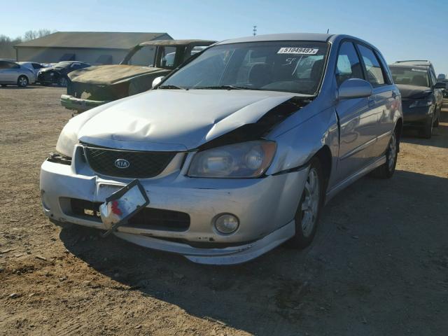 KNAFE161965309377 - 2006 KIA SPECTRA5 SILVER photo 2