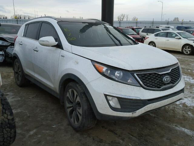 KNDPCCA63C7318829 - 2012 KIA SPORTAGE S WHITE photo 1