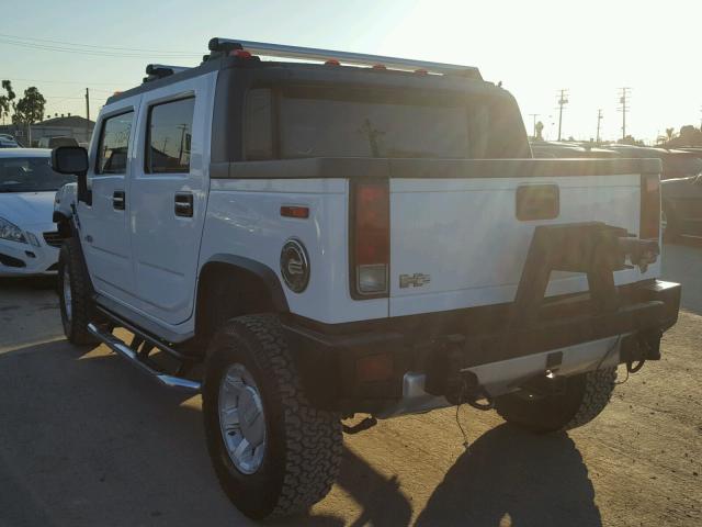 5GRGN22828H106914 - 2008 HUMMER H2 SUT WHITE photo 3