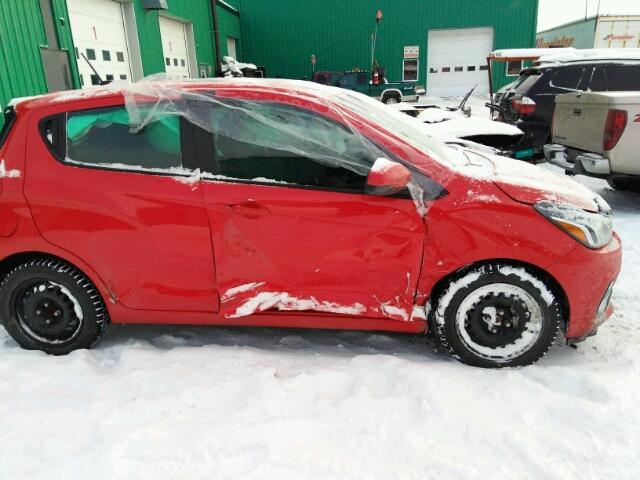 KL8CD6SAXGC564704 - 2016 CHEVROLET SPARK 1LT RED photo 9