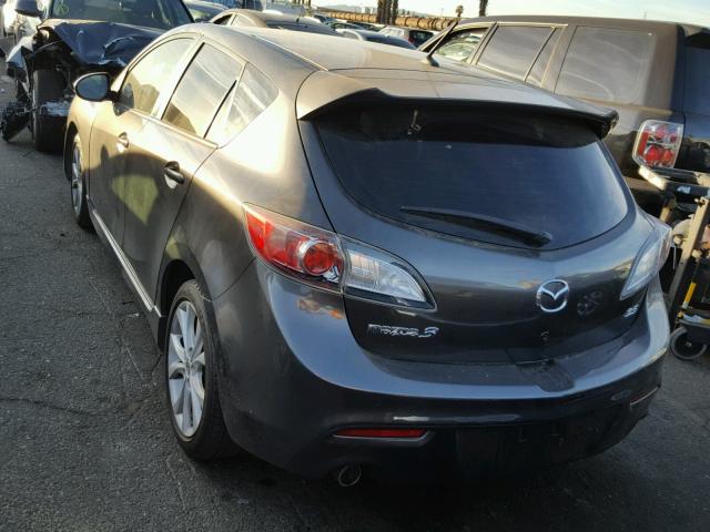 JM1BL1K60B1429630 - 2011 MAZDA 3 S GRAY photo 3