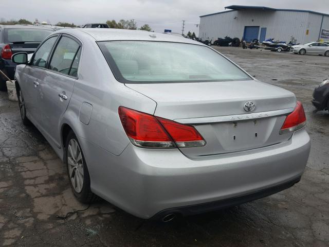 4T1BK3DB2CU454923 - 2012 TOYOTA AVALON BAS SILVER photo 3