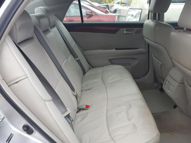 4T1BK3DB2CU454923 - 2012 TOYOTA AVALON BAS SILVER photo 6