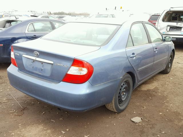 4T1BE32K83U642484 - 2003 TOYOTA CAMRY LE BLUE photo 4