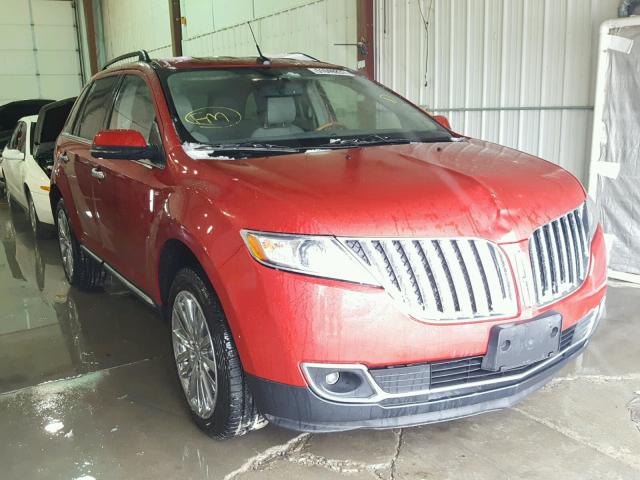 2LMDJ6JK6CBL17334 - 2012 LINCOLN MKX BURGUNDY photo 1