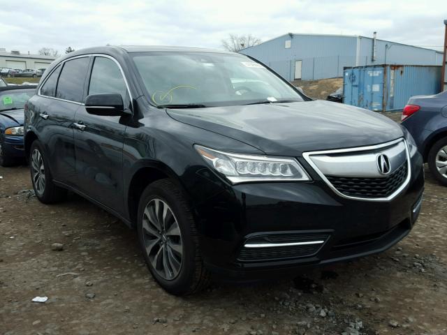 5FRYD4H42GB042069 - 2016 ACURA MDX TECHNO BLACK photo 1