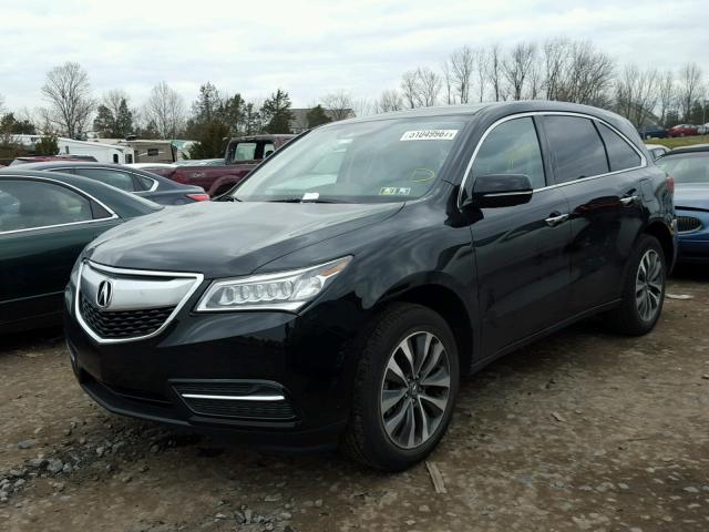 5FRYD4H42GB042069 - 2016 ACURA MDX TECHNO BLACK photo 2