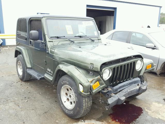 1J4FA39S26P752581 - 2006 JEEP WRANGLER X GREEN photo 1