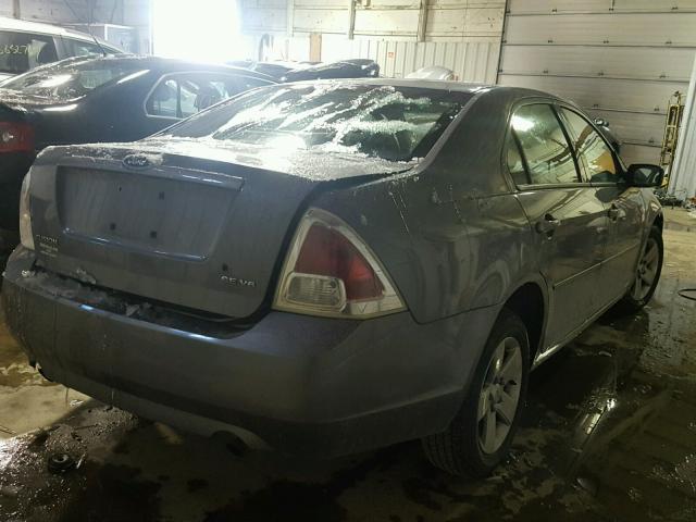 3FAHP07196R198847 - 2006 FORD FUSION SE GRAY photo 4