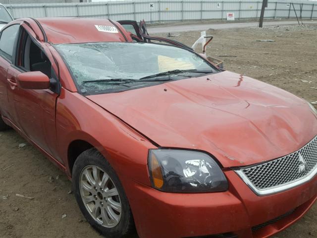 4A32B2FF9BE023287 - 2011 MITSUBISHI GALANT FE RED photo 9