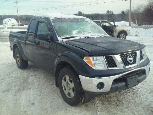 1N6AD06W75C461302 - 2005 NISSAN FRONTIER K BLACK photo 1