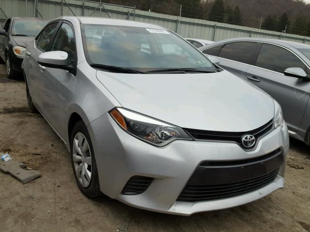 5YFBURHE7FP286302 - 2015 TOYOTA COROLLA L SILVER photo 1