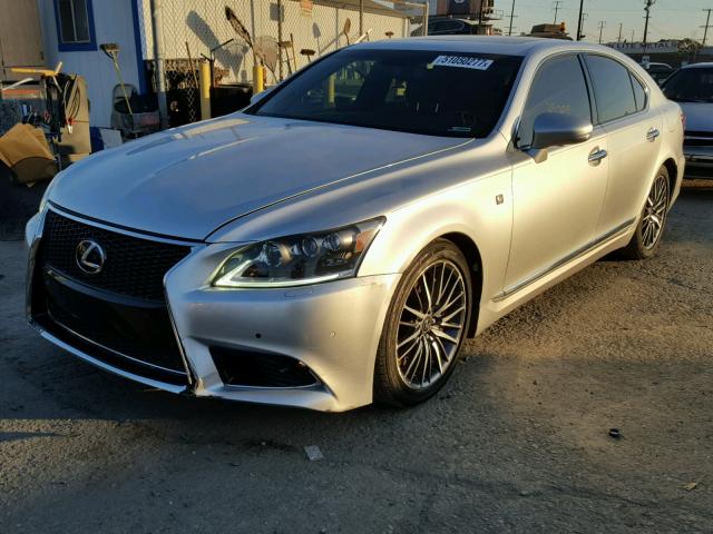 JTHBL5EF9D5120994 - 2013 LEXUS LS 460 SILVER photo 2