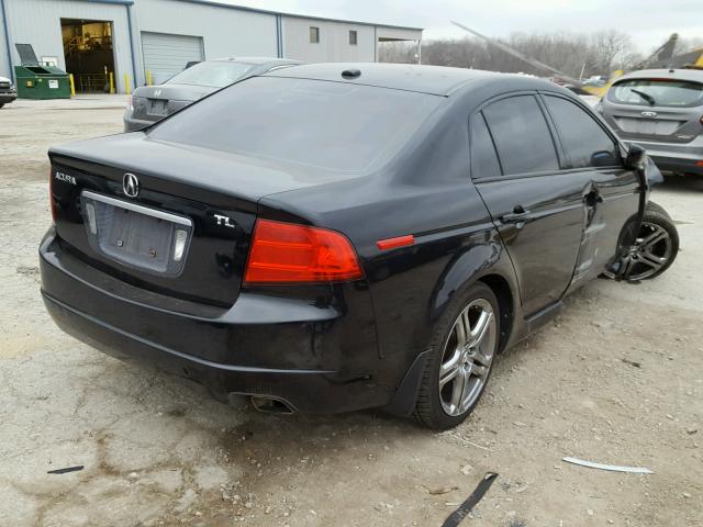 19UUA65515A046235 - 2005 ACURA TL BLACK photo 4