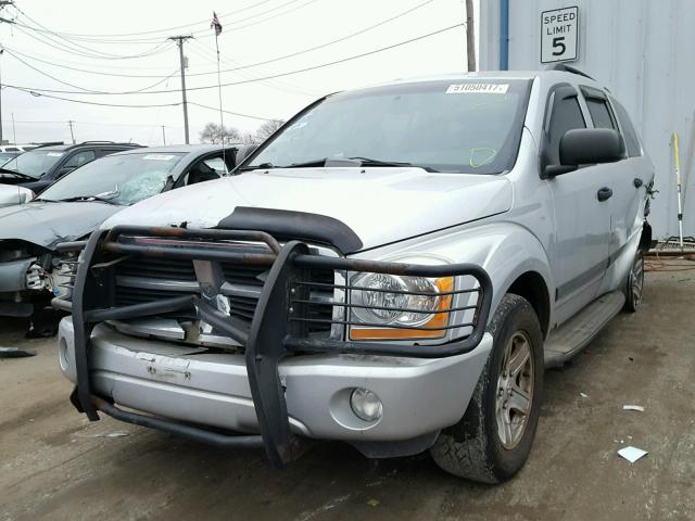 1D4HB48236F112522 - 2006 DODGE DURANGO SL SILVER photo 2